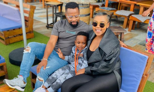 Former Uzalo actress and her Fiance take their son for his first race.