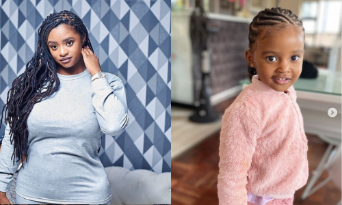 Rhythm City actress shares pictures of her adorable daughter.