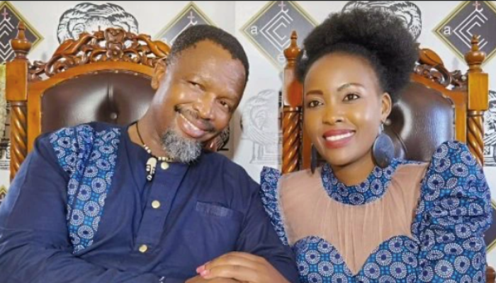In real life Professor Kganyago is happily married despite a 22 year-age gap
